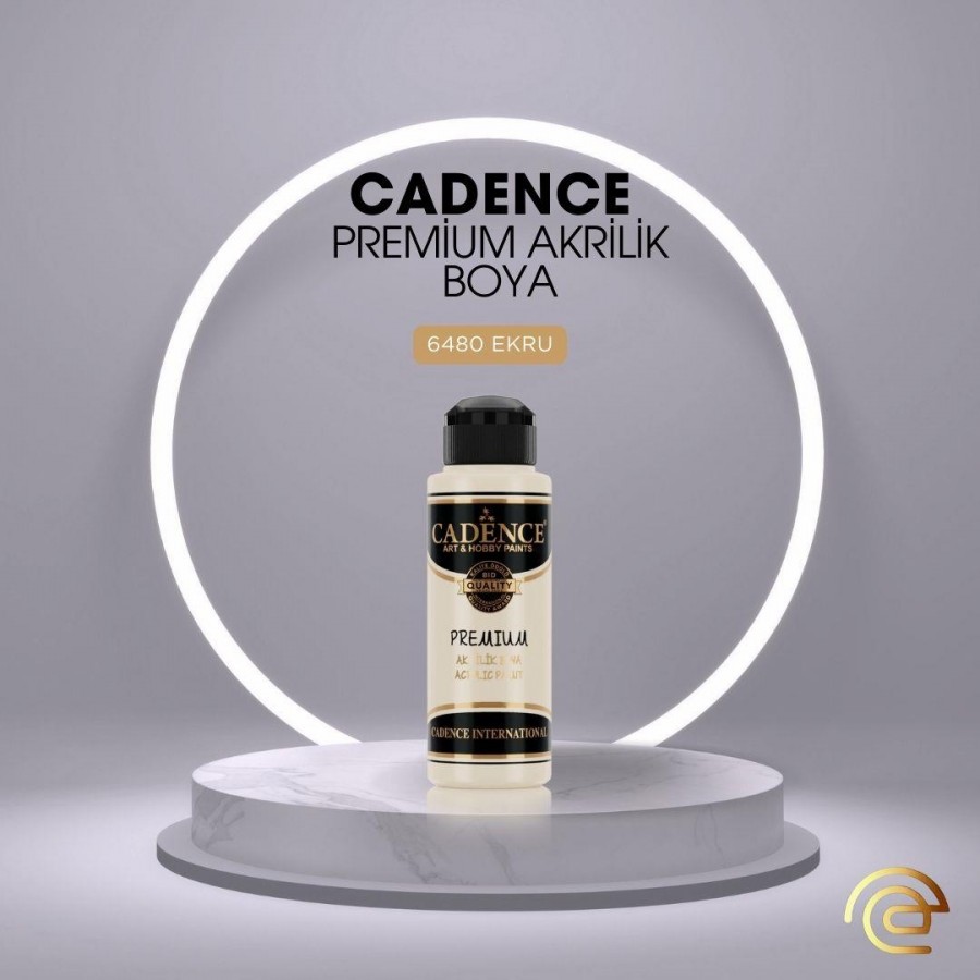 Cadence PREMİUM AKRİLİK BOYA 120 ML 6480 EKRU Cadence PREMİUM AKRİLİK BOYA 120 ML 6480 EKRU