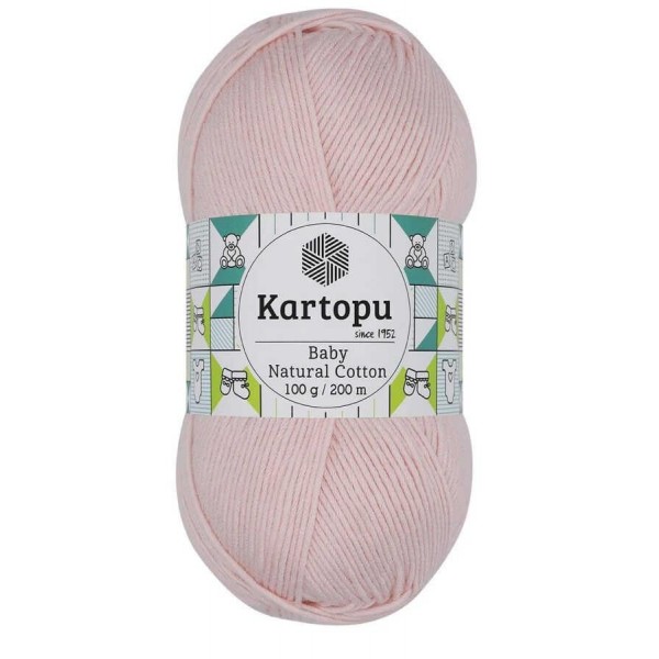 KARTOPU,BABY NATUREL COTTON K1562 UÇUK PEMBE