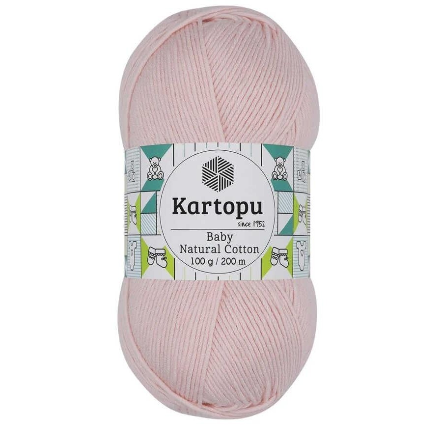 KARTOPU,BABY NATUREL COTTON K1562 UÇUK PEMBE