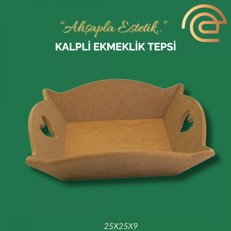 KALPLİ EKMEKLİK TEPSİ KALPLİ EKMEKLİK TEPSİ