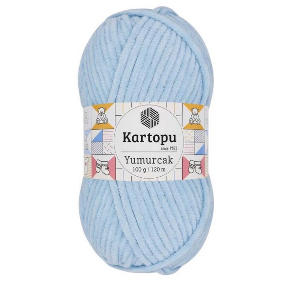 KARTOPU,YUMURCAK K0523 BUZ MAVİ KARTOPU,YUMURCAK K0523 BUZ MAVİ