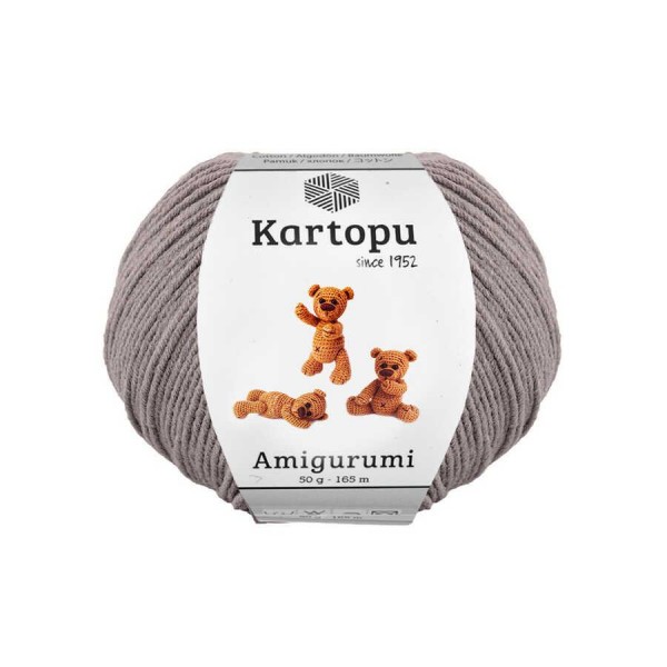 KARTOPU,AMİGURUMİ K0990 ORTA GRİ