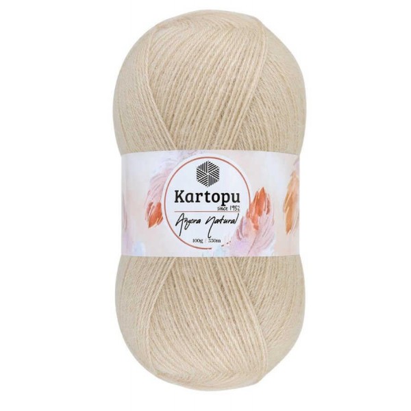 KARTOPU,ANGORA NATURAL K0855 TAŞ