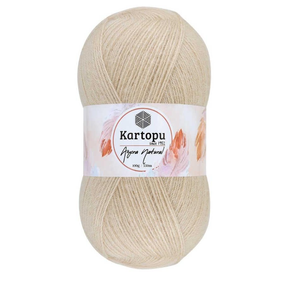 KARTOPU,ANGORA NATURAL K0855 TAŞ