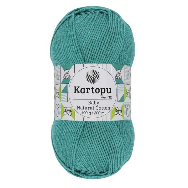 KARTOPU,BABY NATUREL COTTON K0418 ASPRİN YEŞİL