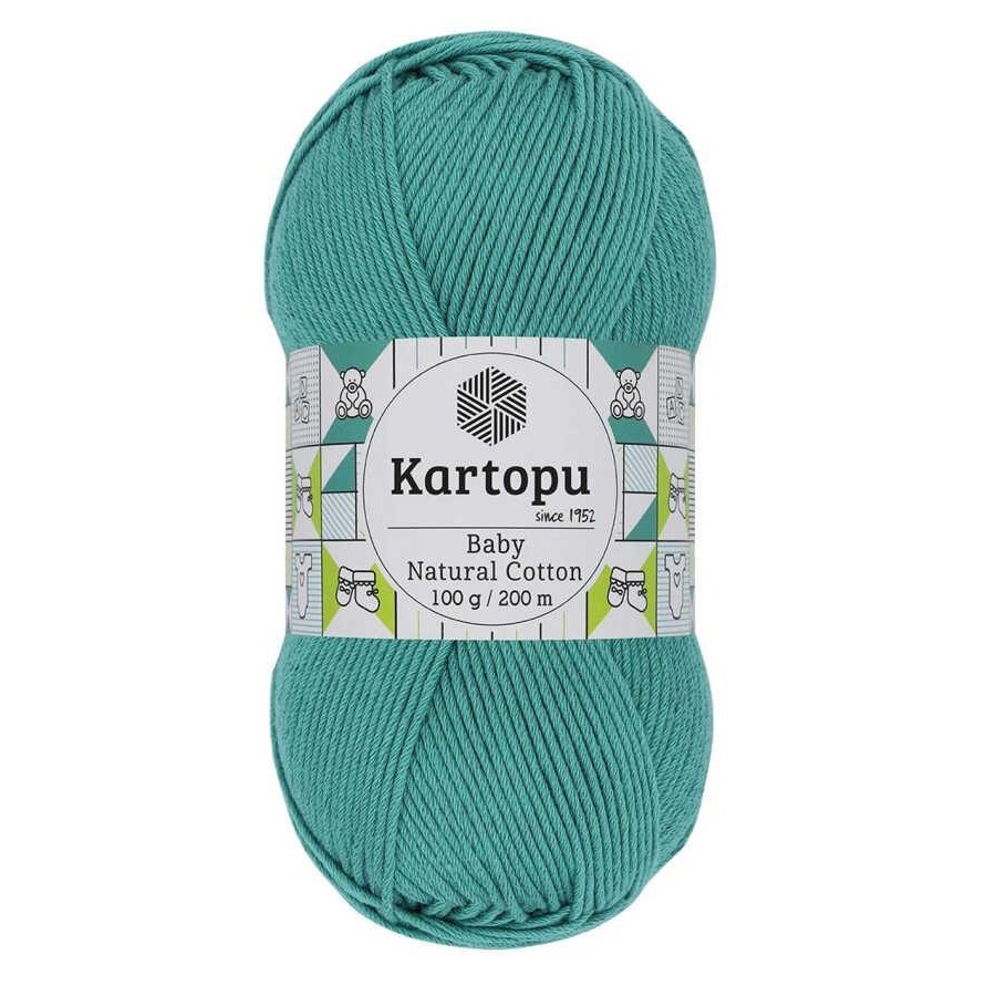 KARTOPU,BABY NATUREL COTTON K0418 ASPRİN YEŞİL