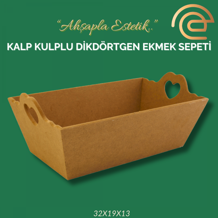 KALP KULPLU DİKDÖRTGEN EKMEKLİK KALP KULPLU DİKDÖRTGEN EKMEKLİK